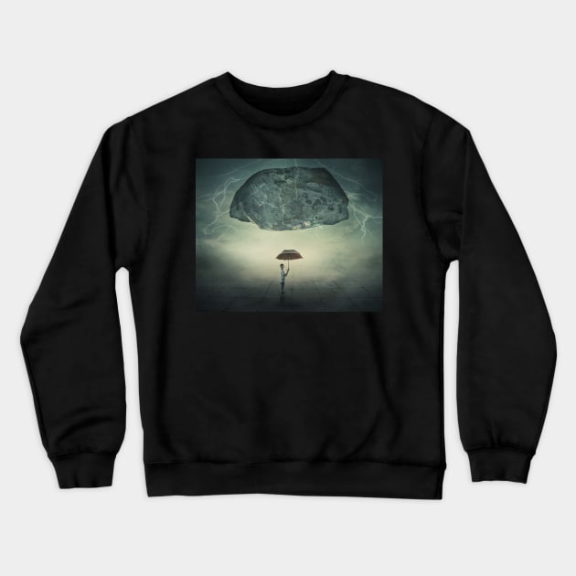 umbrella protection Crewneck Sweatshirt by psychoshadow